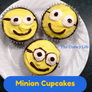 Cute and Easy Minion Cupcakes