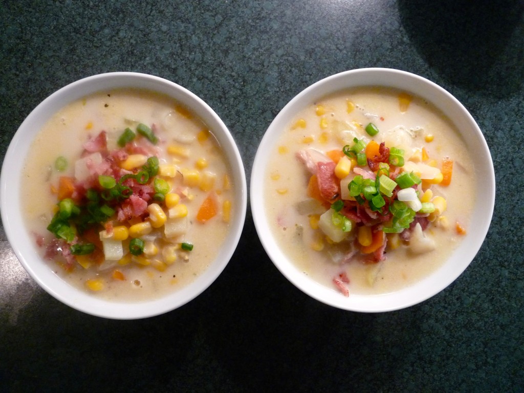 bacon and corn chowder